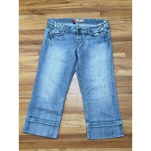 Buckle BKE Madison Women's‎ 30 Blue Jeans Denim Cotton Capri Bootcu Y2k Vintage